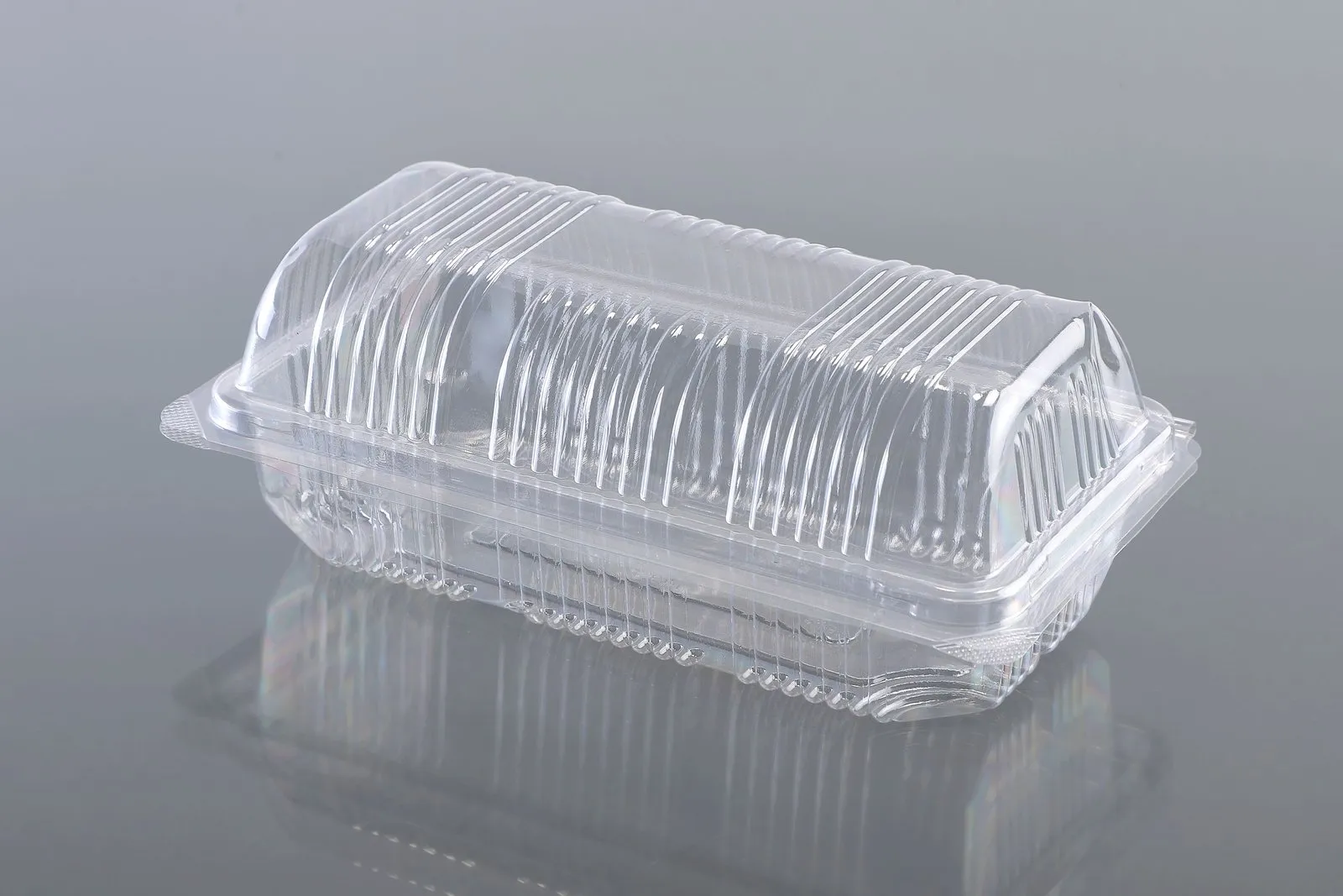 Clear Oracle PET bakery container