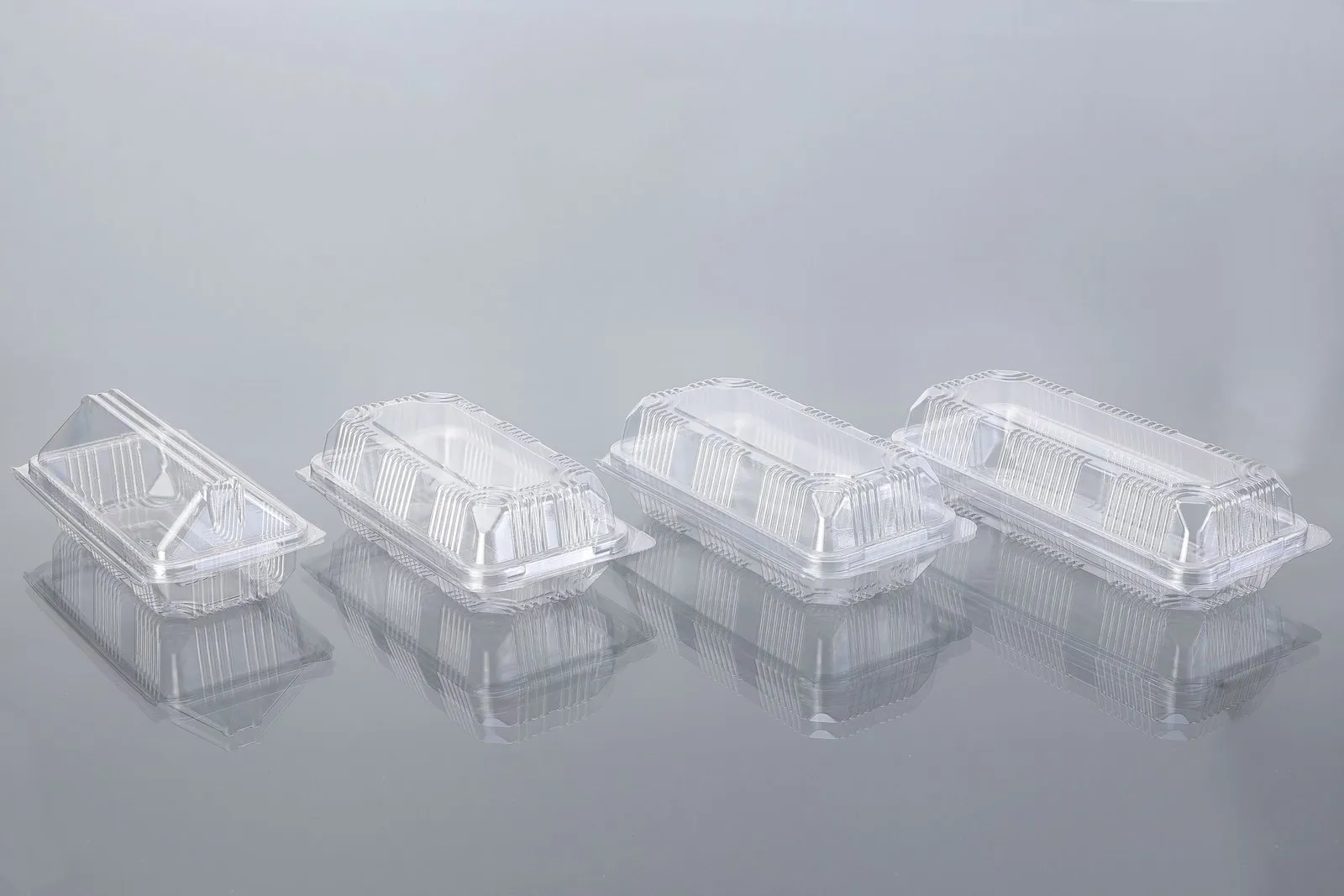 Clear Oracle PET bakery container