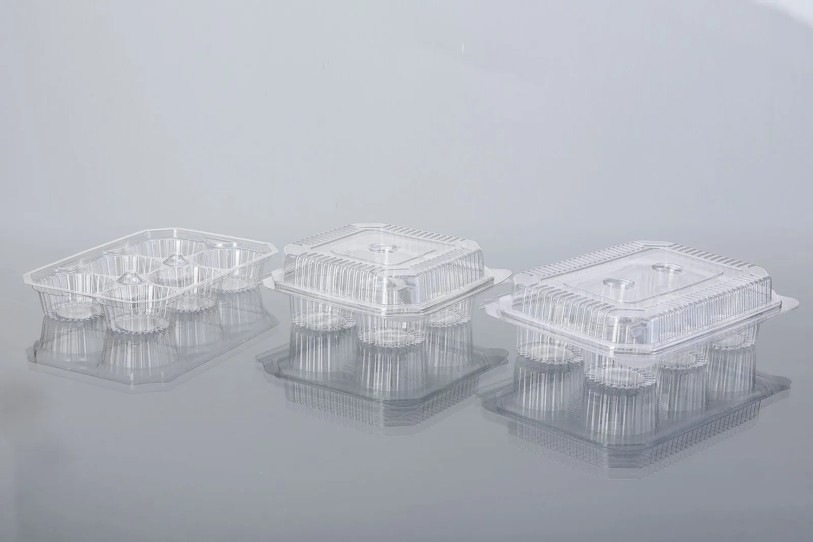 Clear Oracle PET bakery container